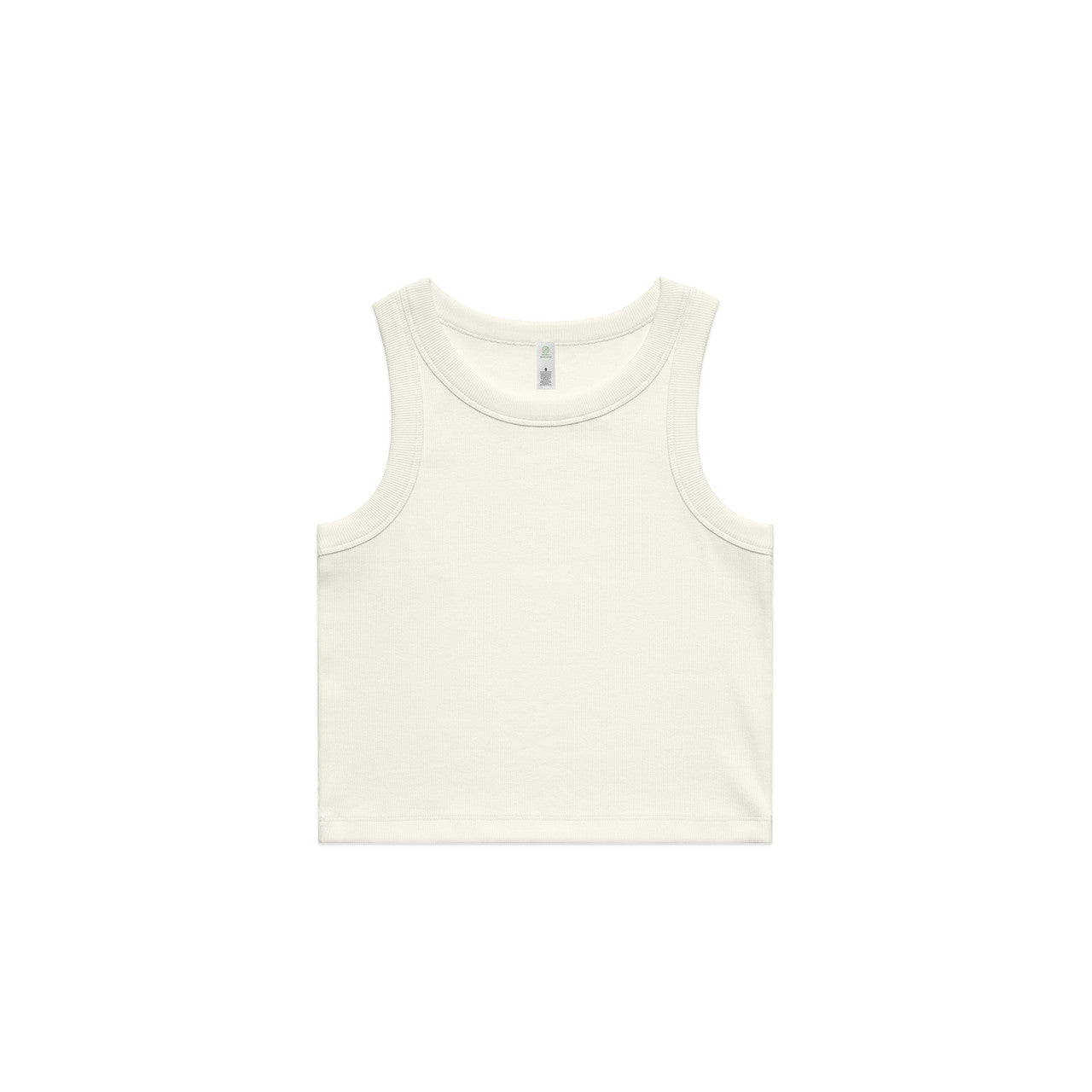 AS Colour Wo's Organic Rib Crop Tank - Ecru - XL