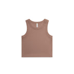 AS Colour Wo's Organic Rib Crop Tank - Hazy Pink - XL