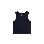 AS Colour Wo's Organic Rib Crop Tank - Navy - XL