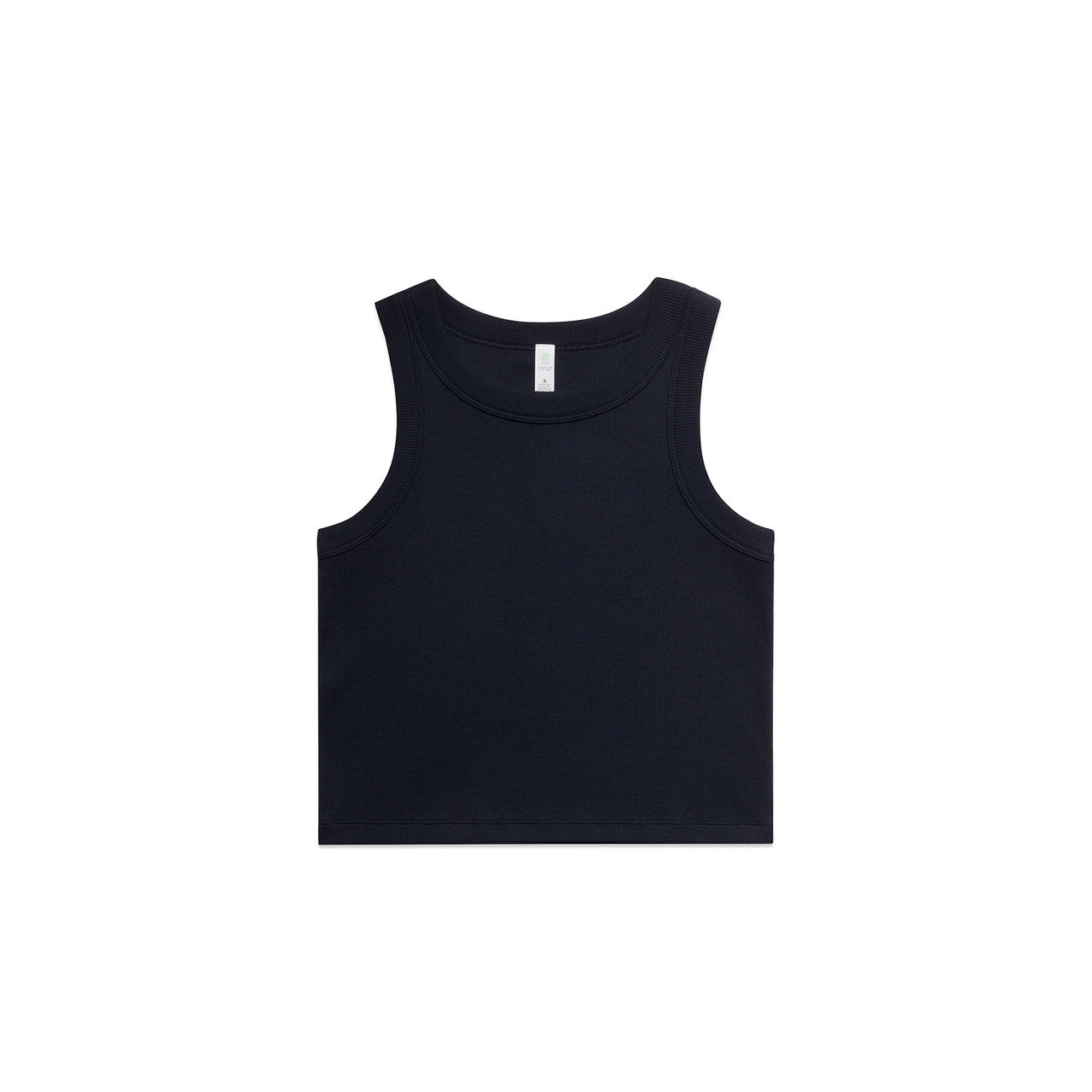 AS Colour Wo's Organic Rib Crop Tank - Navy - XL