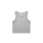AS Colour Wo's Organic Rib Crop Tank - Storm - XL