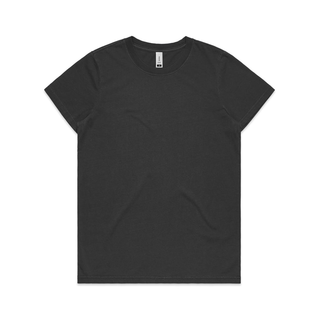 AS Colour Wo's Maple Faded Tee - Faded Black - XL
