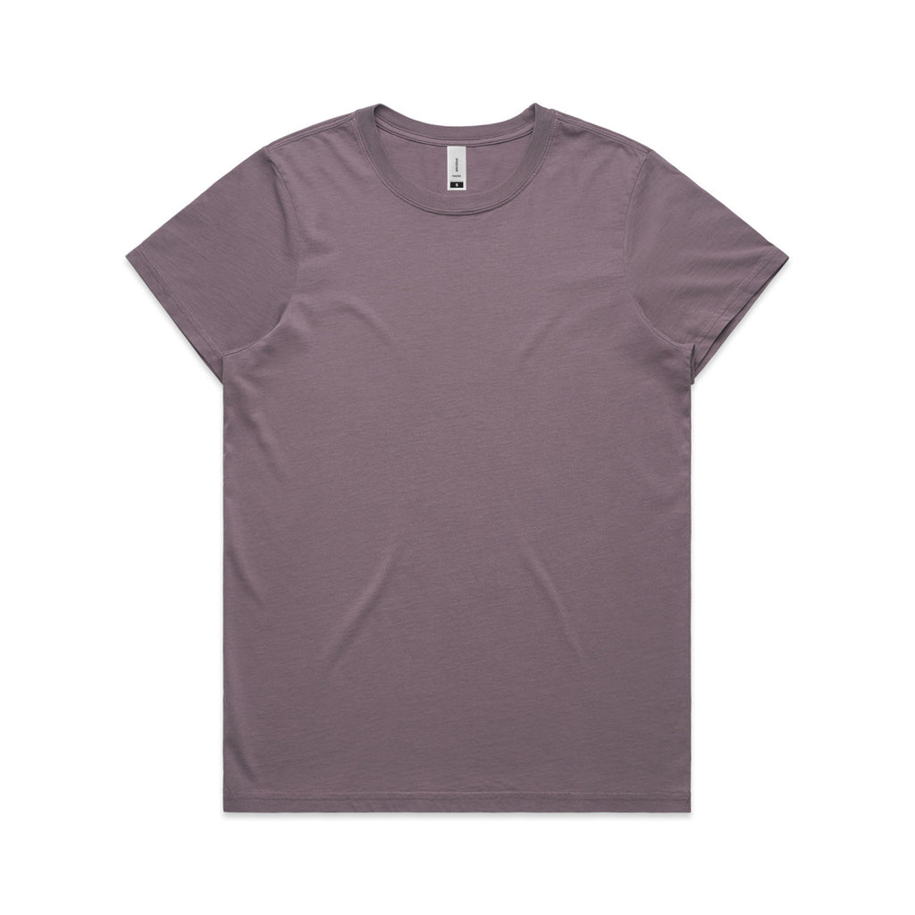 AS Colour Wo's Maple Faded Tee - Faded Mauve - XL