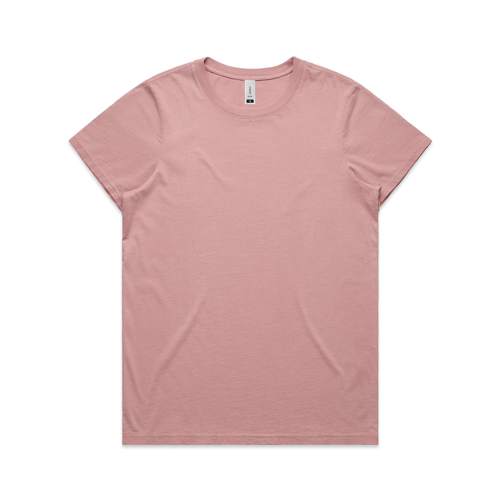 AS Colour Wo's Maple Faded Tee - Faded Rose - XL
