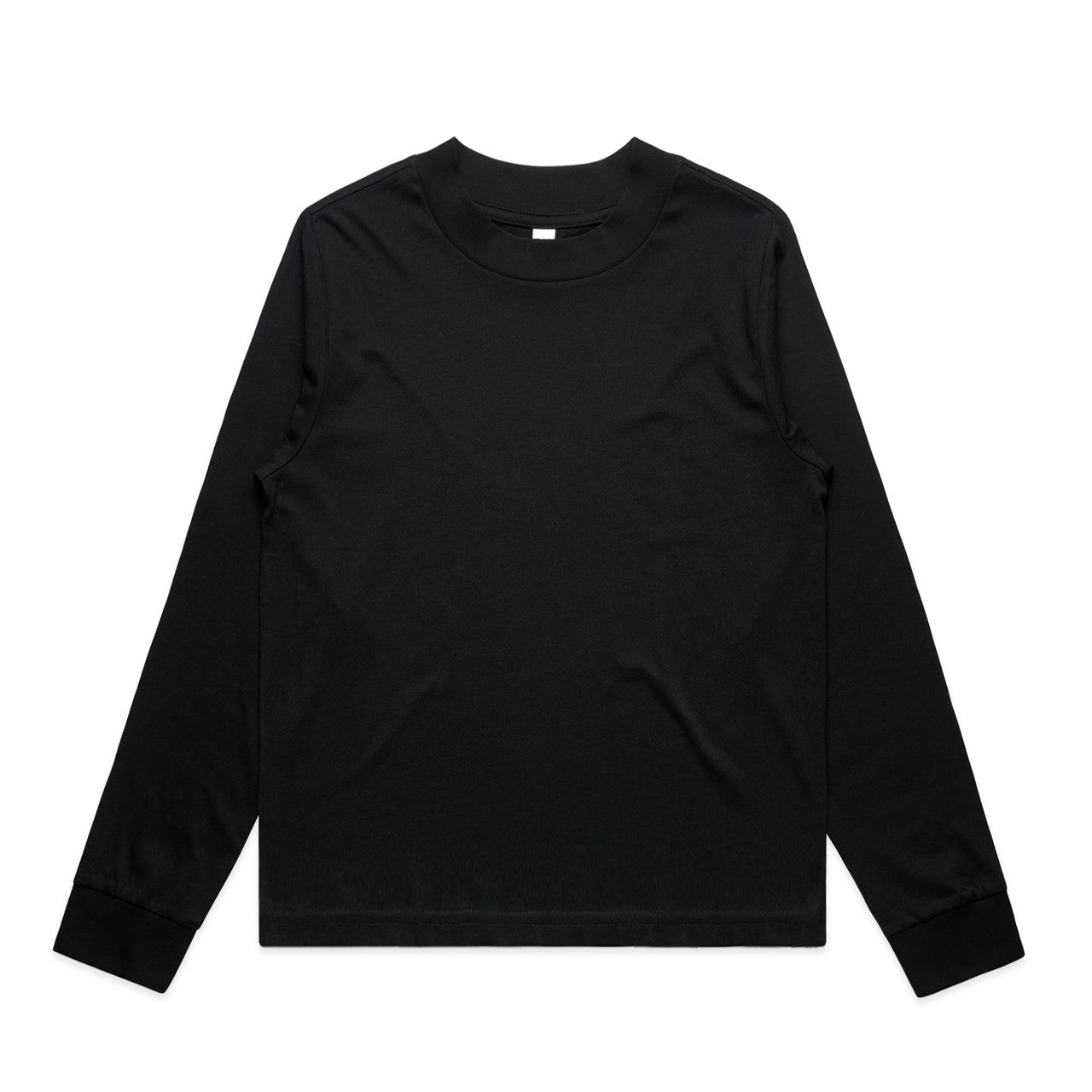 AS Colour Wo's Mock L/S Tee - Black - XL
