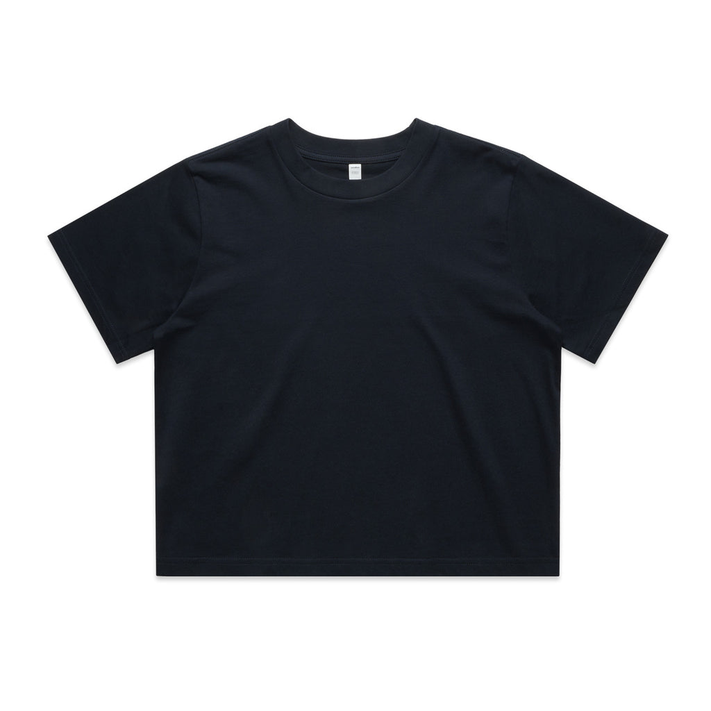 AS Colour Wo's Classic Crop Tee - Navy - 2XL