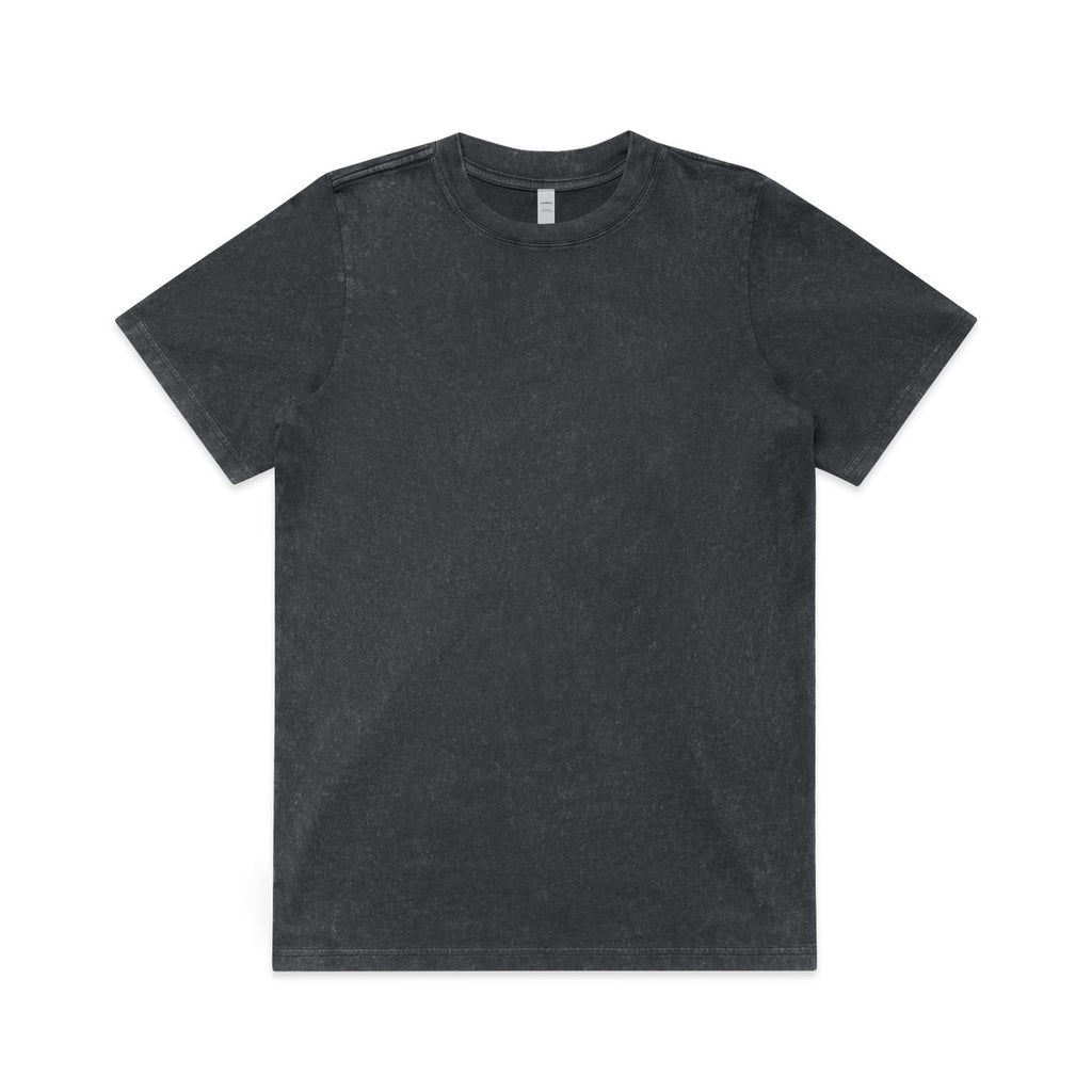 AS Colour Wo's Stone Wash Heavy Tee - Black Stone - 2XL