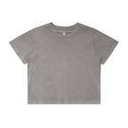 AS Colour Wo's Stone Wash Heavy Crop Tee - Grey Stone - 2XL