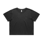 AS Colour Wo's Heavy Faded Crop Tee - Faded Black - 2XL