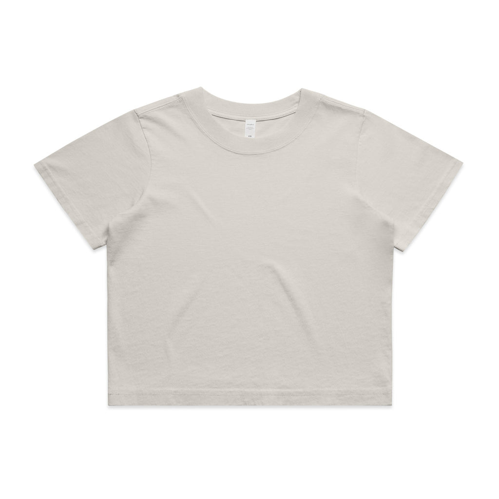 AS Colour Wo's Heavy Faded Crop Tee - Faded Bone - 2XL