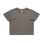 AS Colour Wo's Heavy Faded Crop Tee - Faded Grey - 2XL