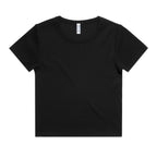 AS Colour Wo's Organic Rib Tee - Black - 2XL