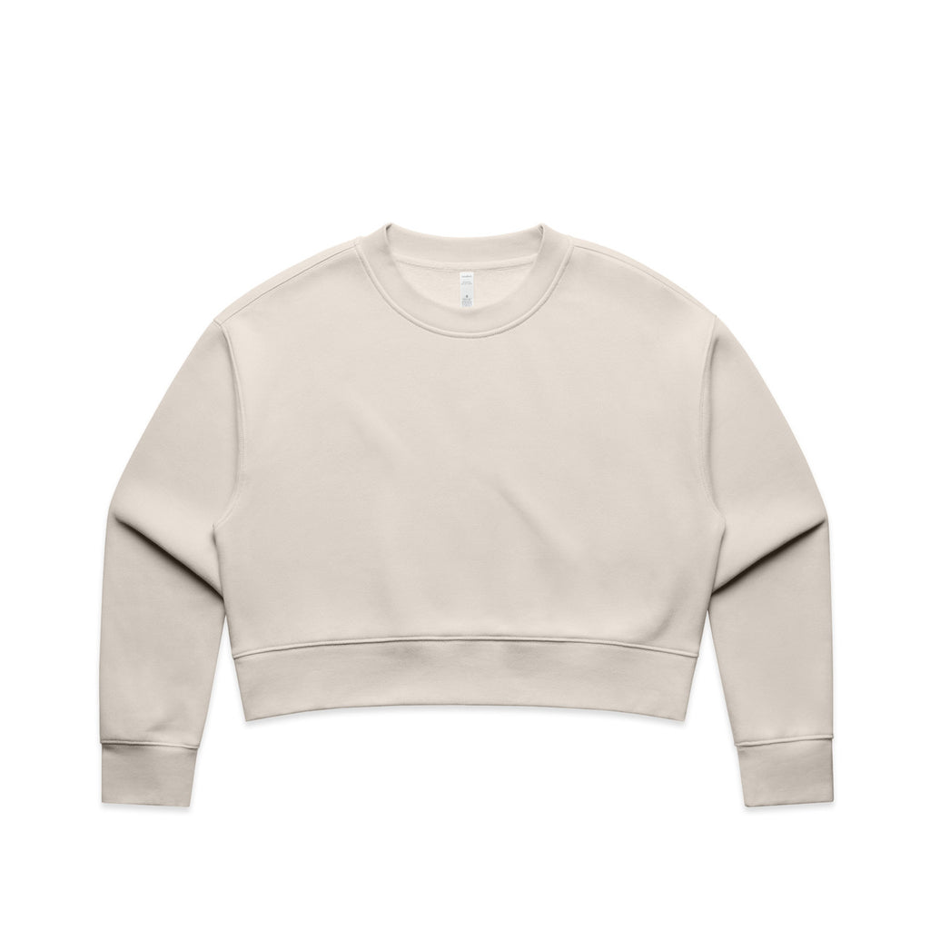 AS Colour Wo's Relax Crop Crew - Bone - 2XL