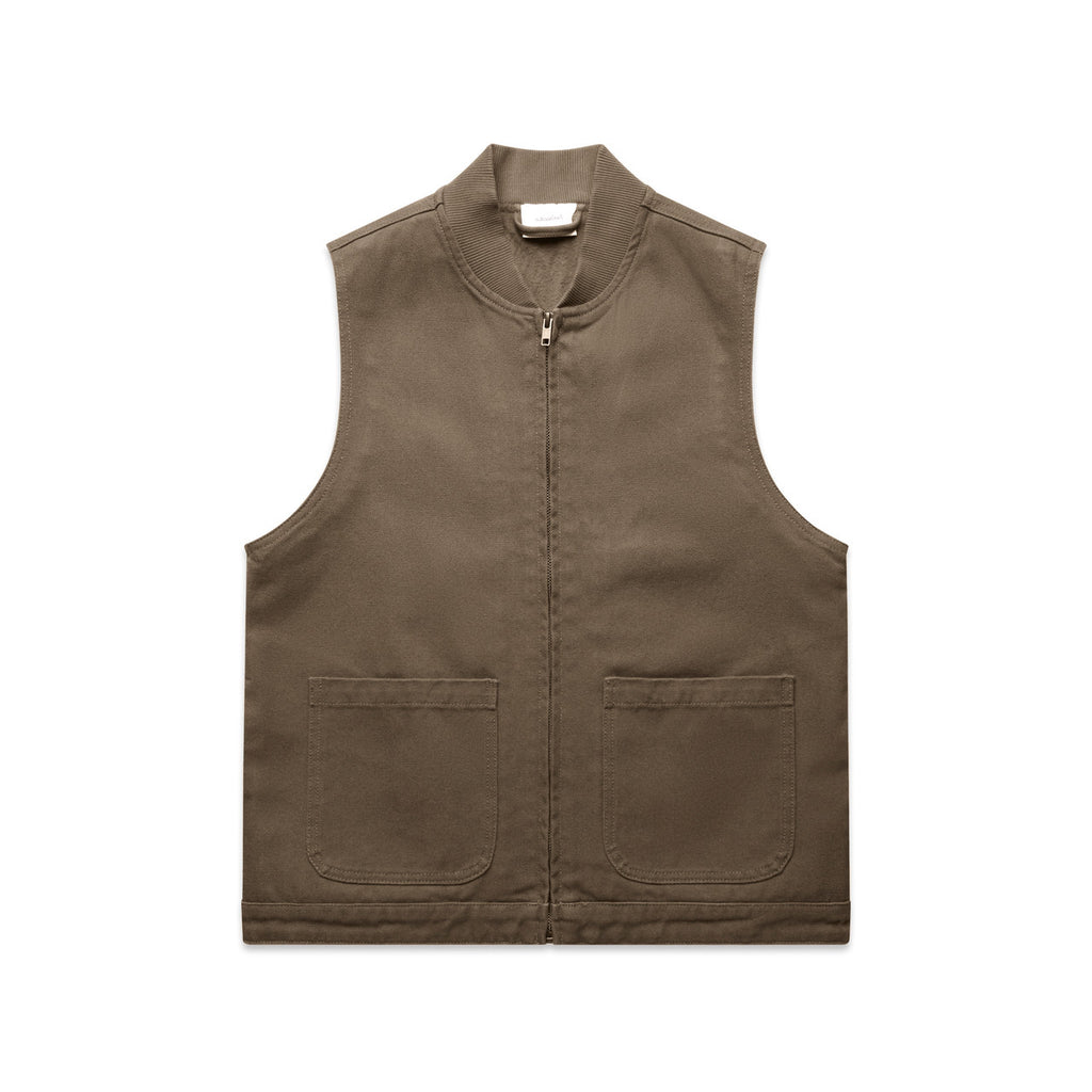 AS Colour Wo's Canvas Heavy Vest - Walnut - 2XL