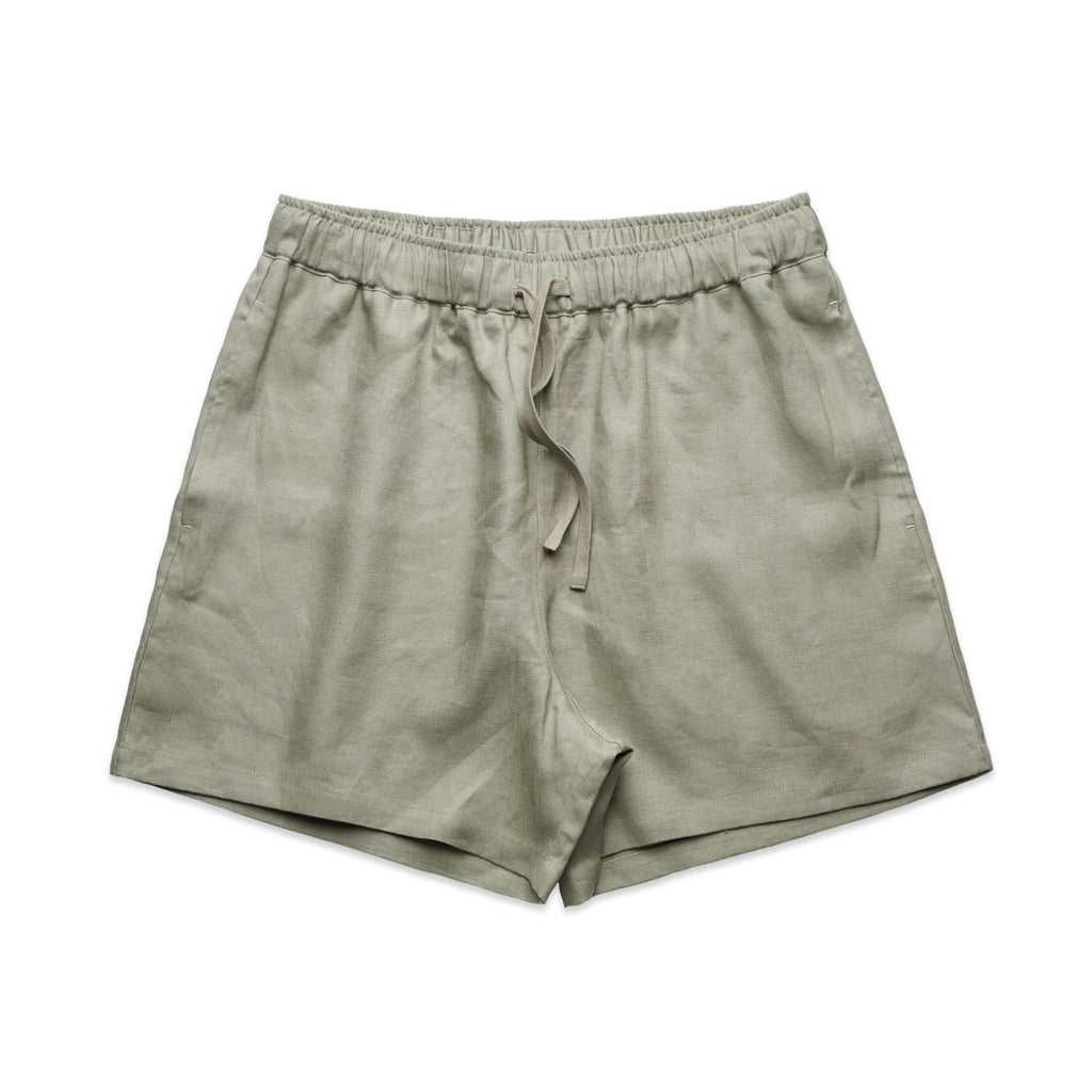 AS Colour Wo's Linen Shorts - Eucalyptus - XL
