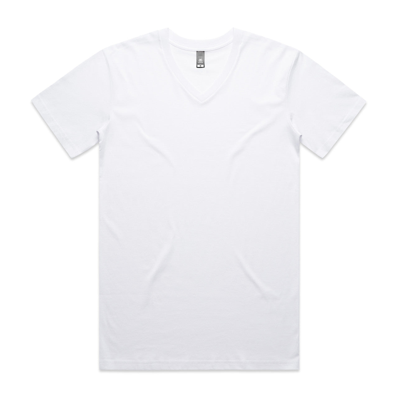 AS Colour Staple V Neck Tee - White - 3XL