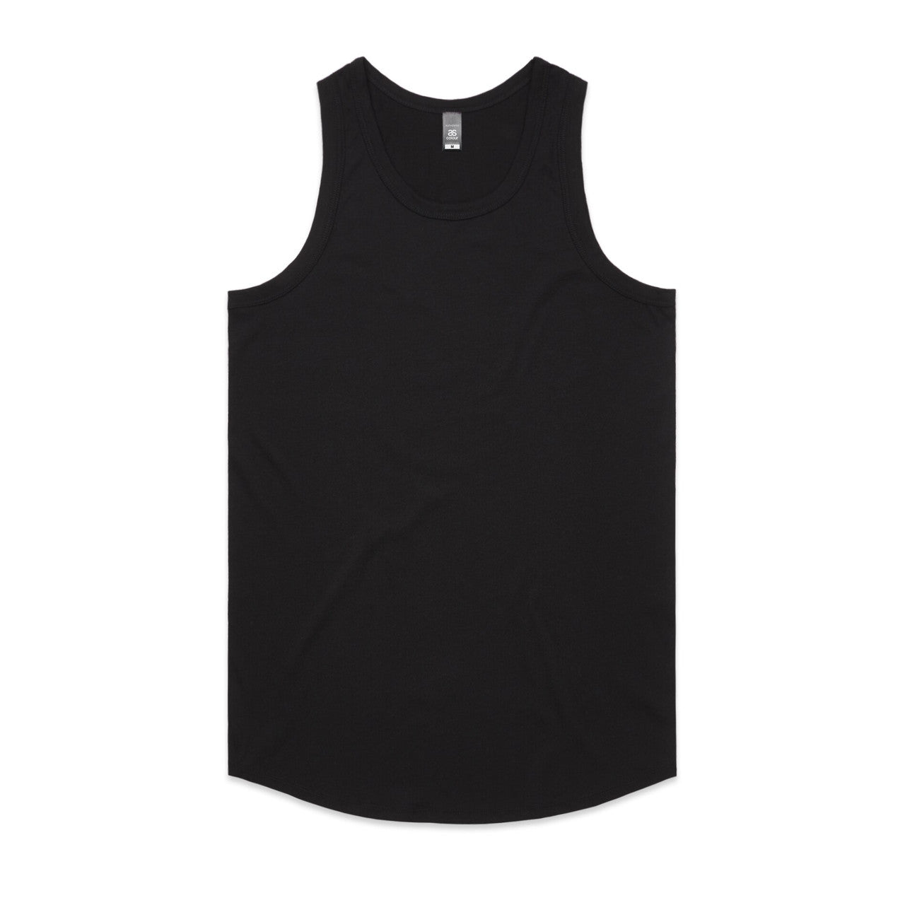 AS Colour Authentic Singlet - Black - 2XL