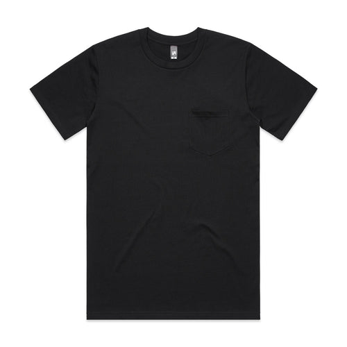 AS Colour Classic Pocket Tee - Black - 3XL