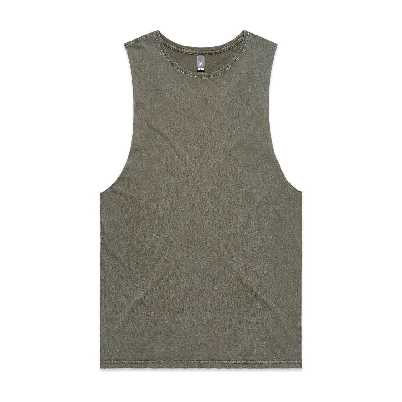 AS Colour Stone Wash Barnard Tank - Moss Stone - 2XL