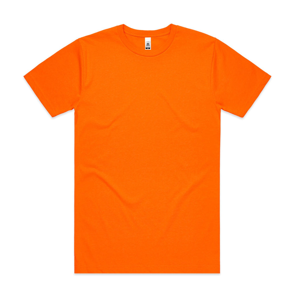 AS Colour Block Safety Tee - Safety Orange - 5XL