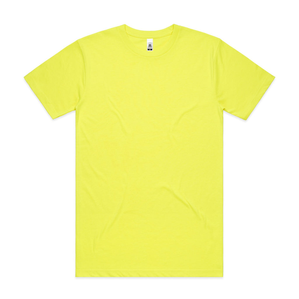 AS Colour Block Safety Tee - Safety Yellow - 5XL