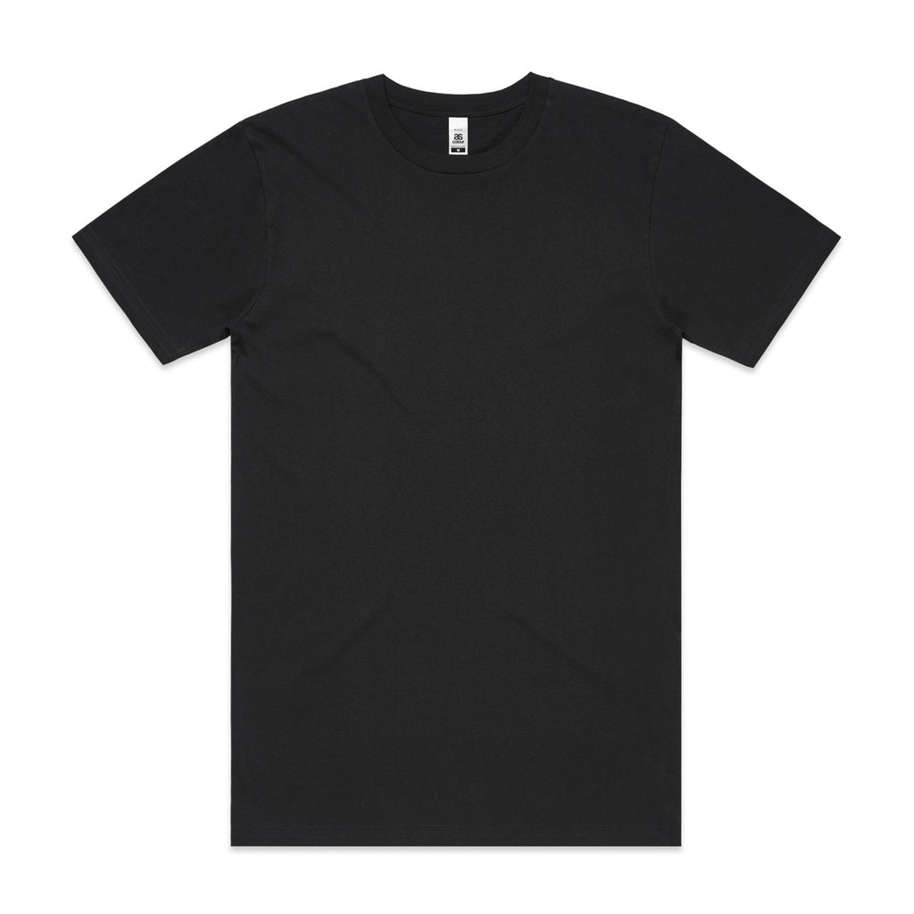 AS Colour Block Tubular Tee - Black - 5XL
