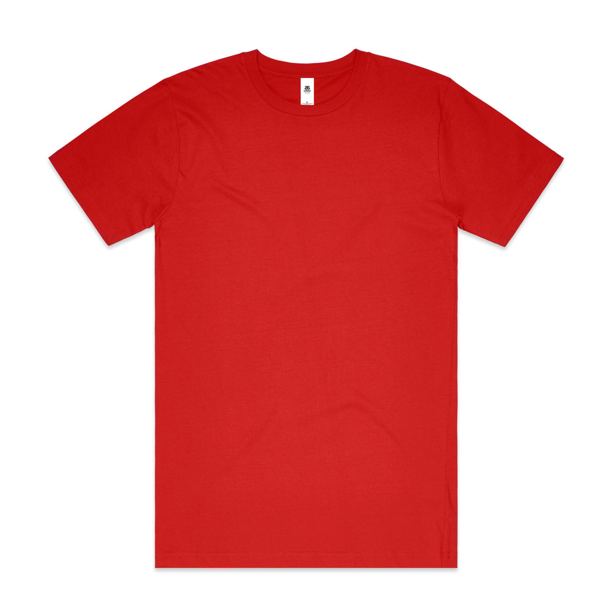 AS Colour Block Tubular Tee - Red - 3XL