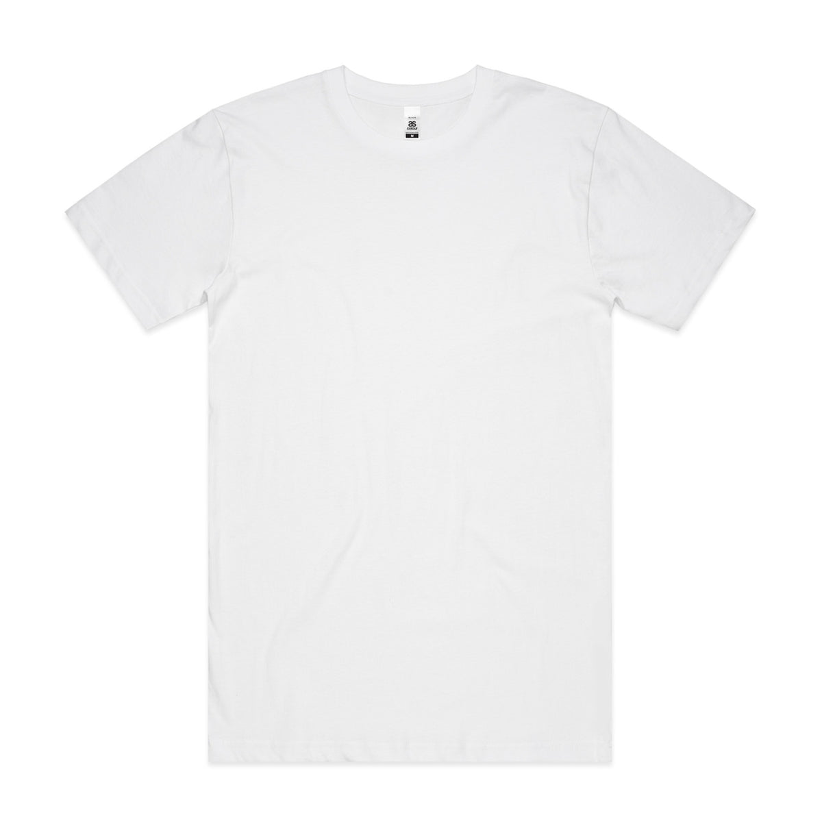 AS Colour Block Tubular Tee - White - 5XL