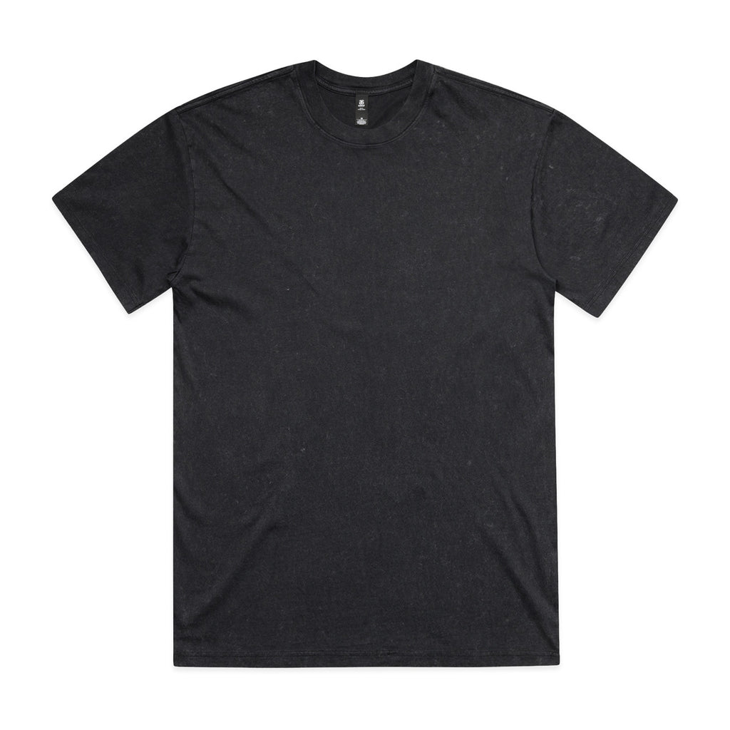 AS Colour Stone Wash Heavy Tee - Black Stone - 3XL