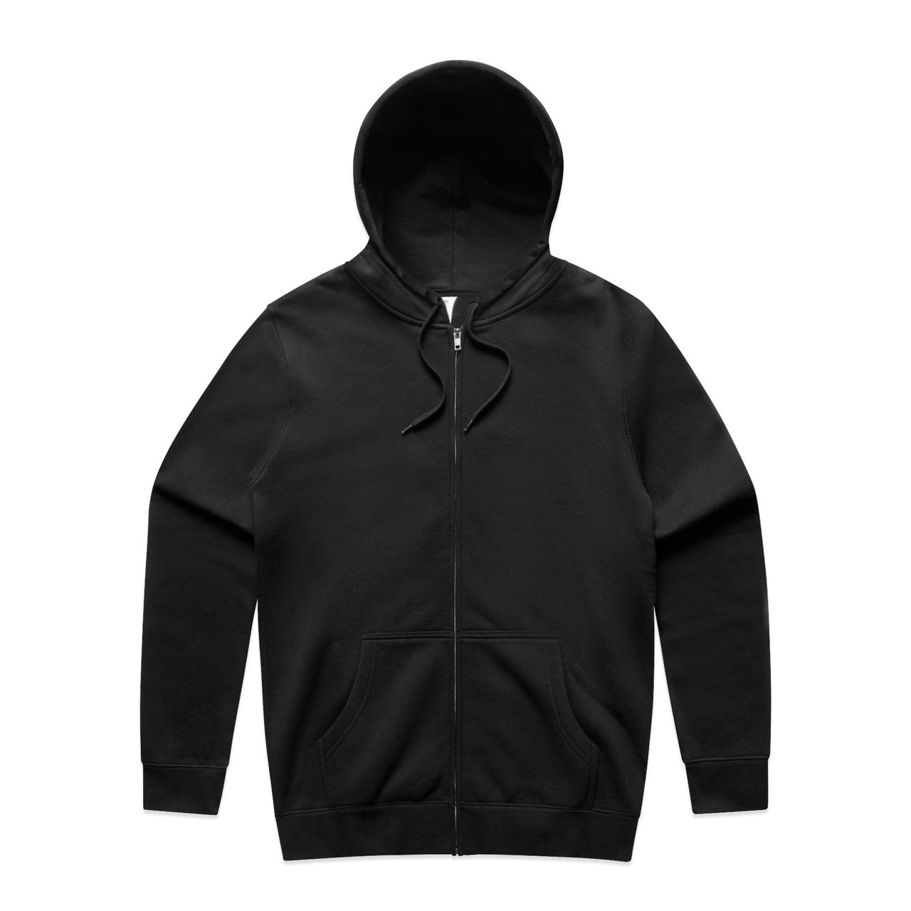 AS Colour Stencil Zip Hood - Black - 3XL