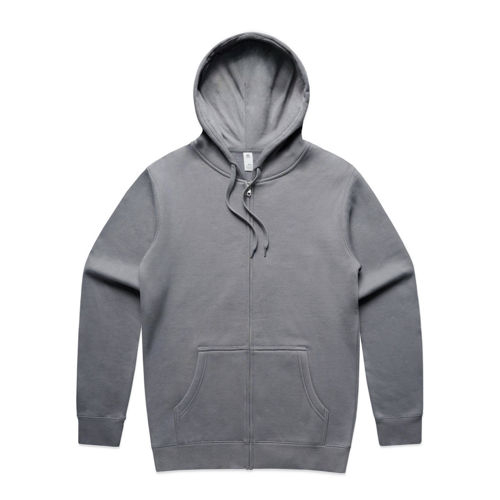 AS Colour Stencil Zip Hood - Gravel - 3XL