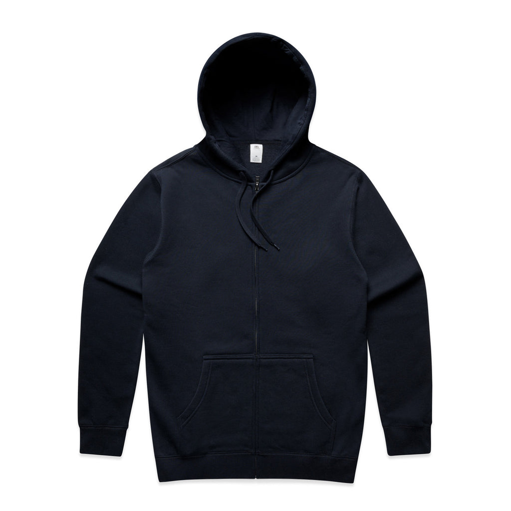 AS Colour Stencil Zip Hood - Navy - 3XL