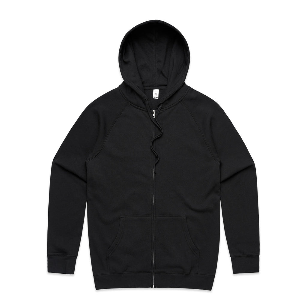 AS Colour Supply Zip Hood - Black - 3XL
