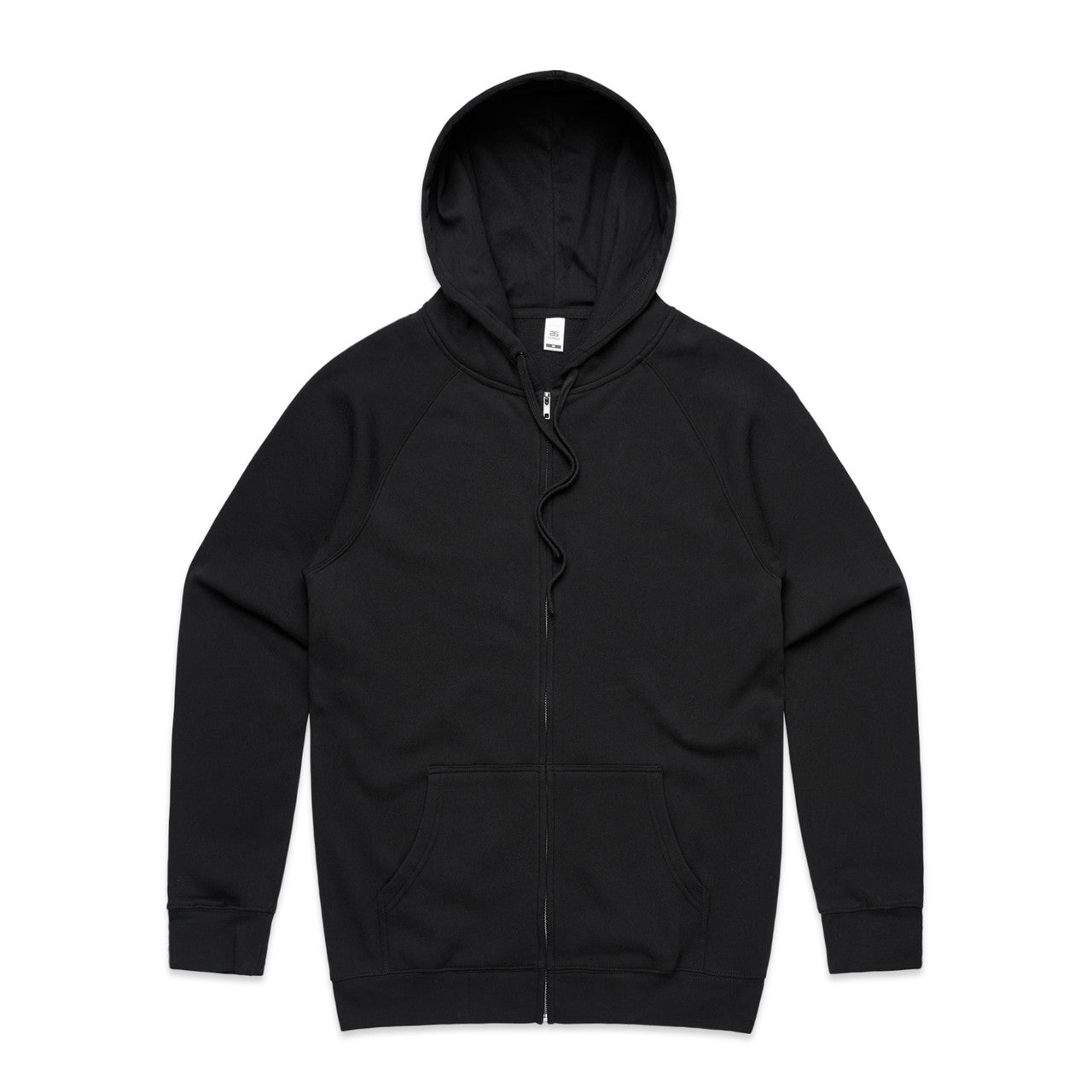 AS Colour Supply Zip Hood - Black - 3XL