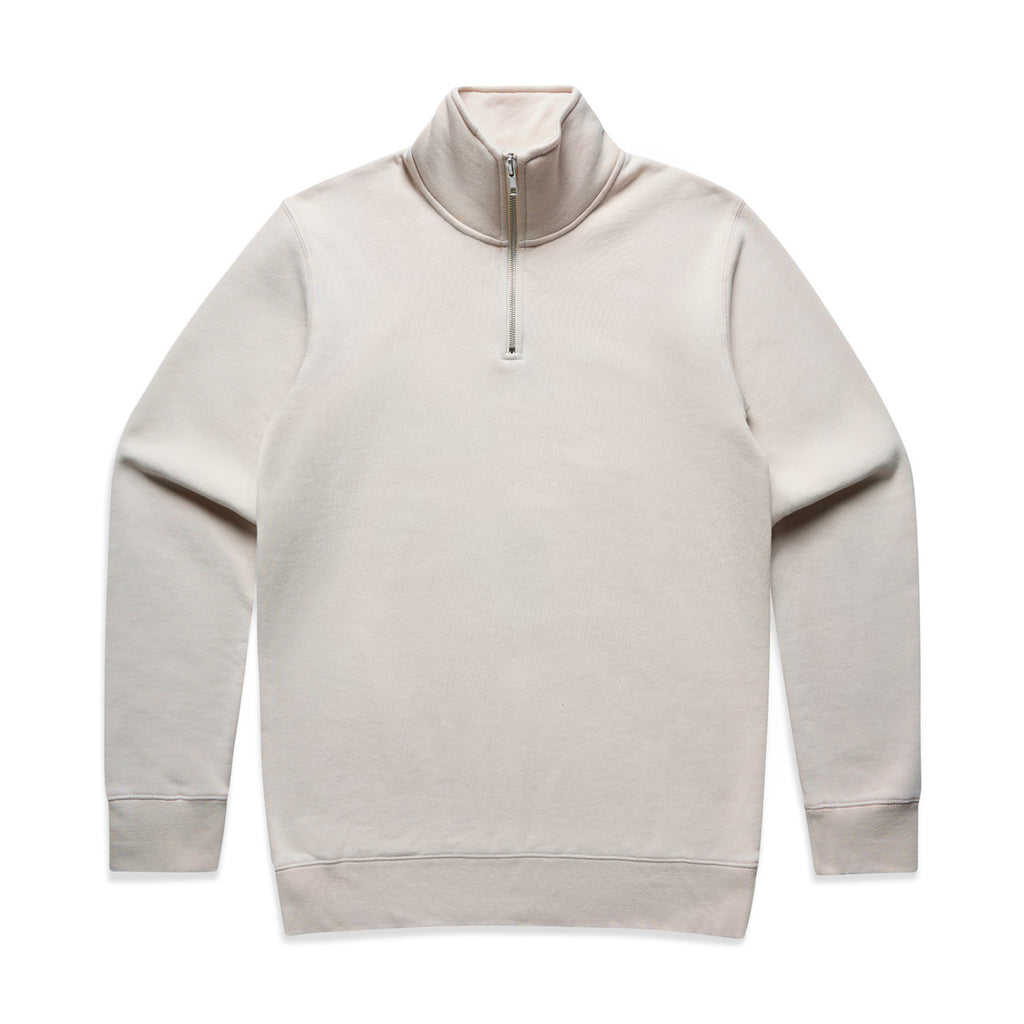AS Colour Stencil Half Zip Crew - Bone - 3XL