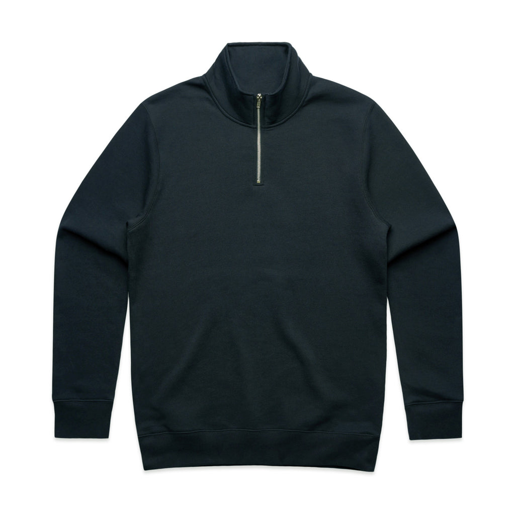 AS Colour Stencil Half Zip Crew - Navy - 5XL