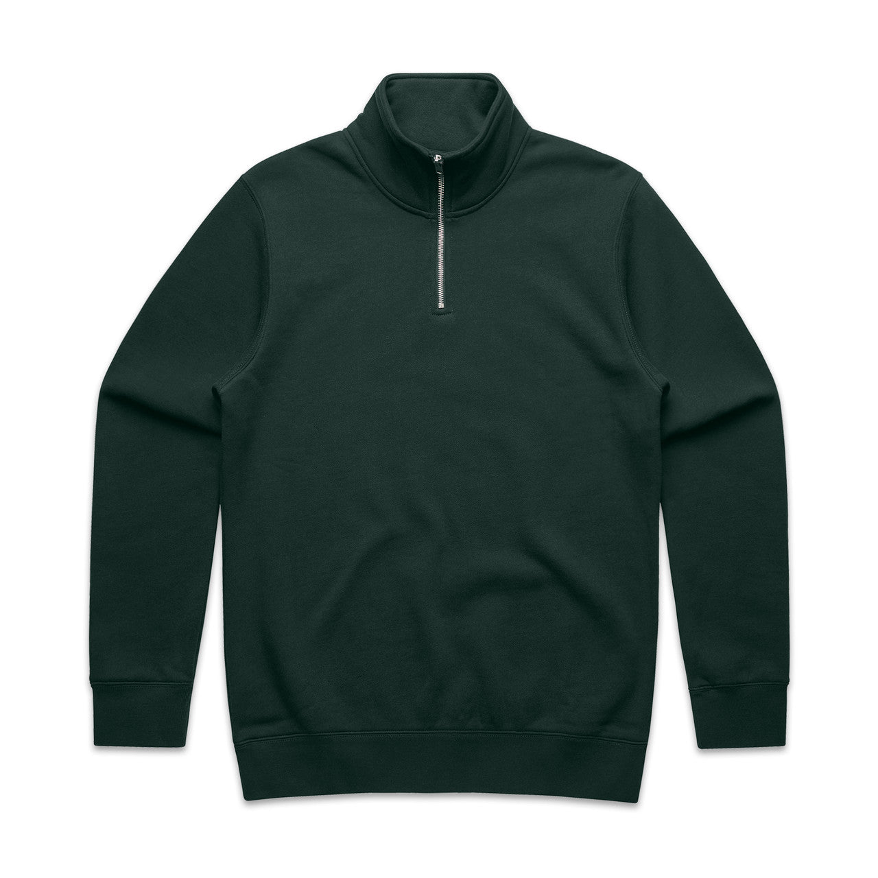 AS Colour Stencil Half Zip Crew - Pine Green - 3XL