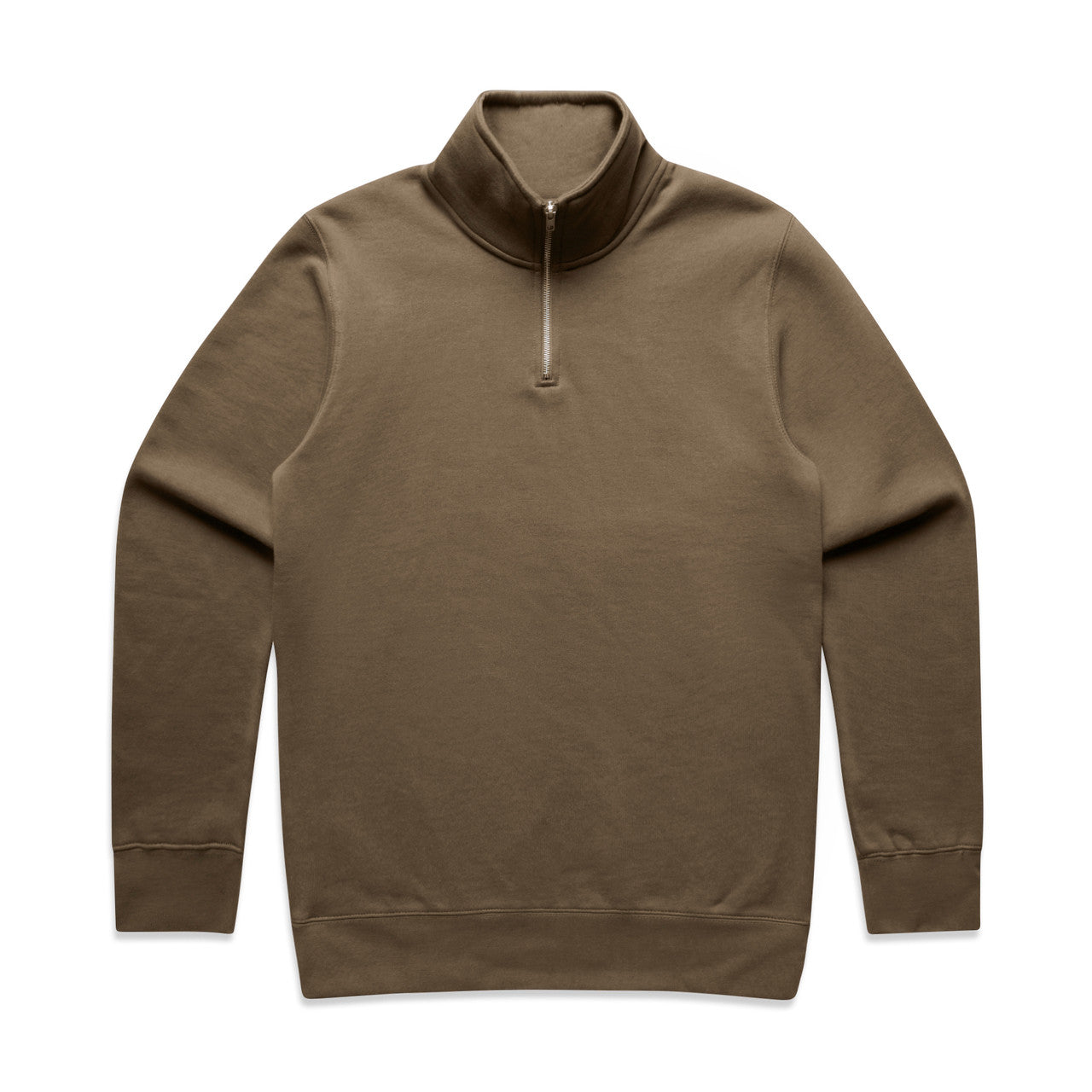 AS Colour Stencil Half Zip Crew - Walnut - 3XL