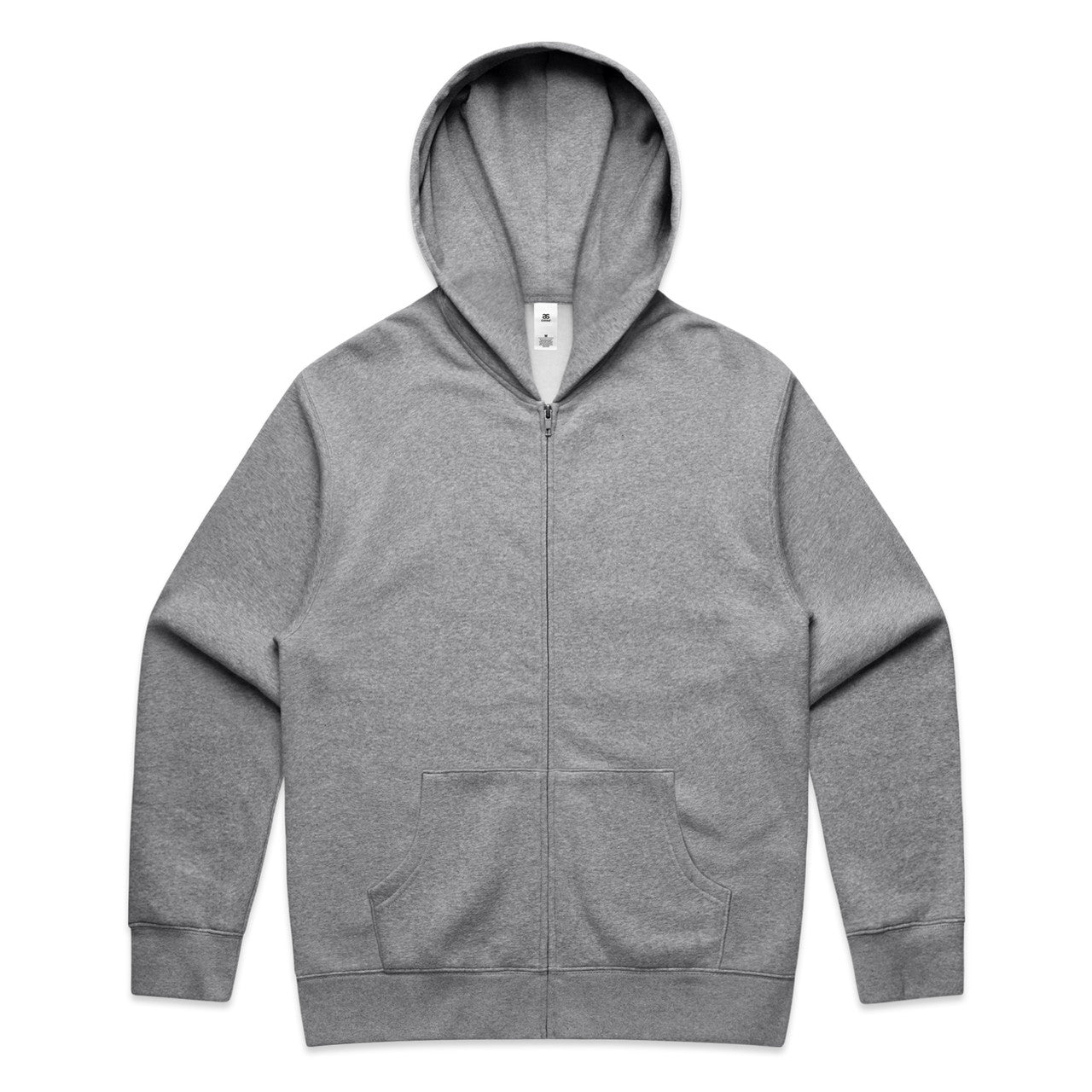 AS Colour Relax Zip Hood - Grey Marle - 3XL