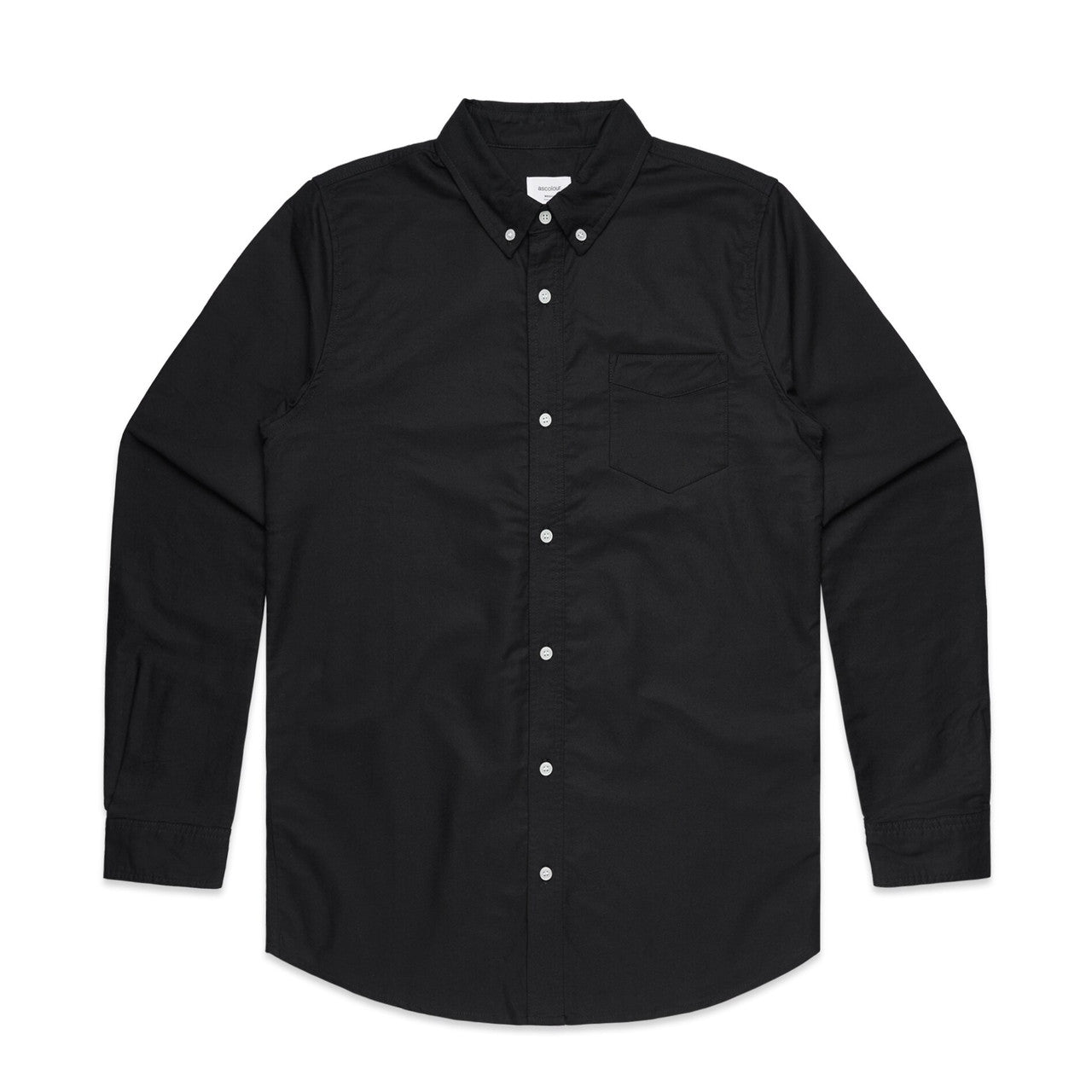 AS Colour Oxford Shirt - Black - 5XL