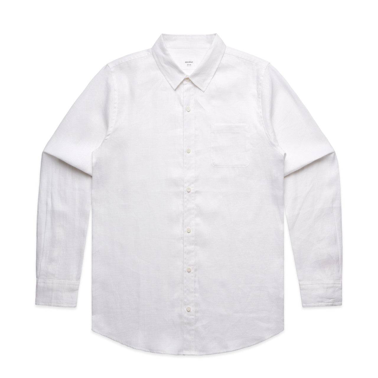 AS Colour Linen Shirt - White - 2XL