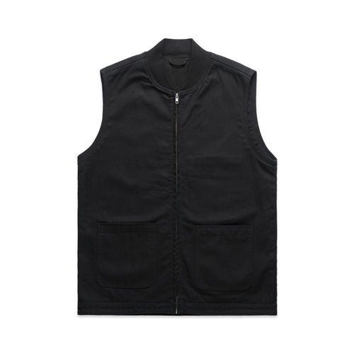 AS Colour Canvas Heavy Vest - Black - 3XL