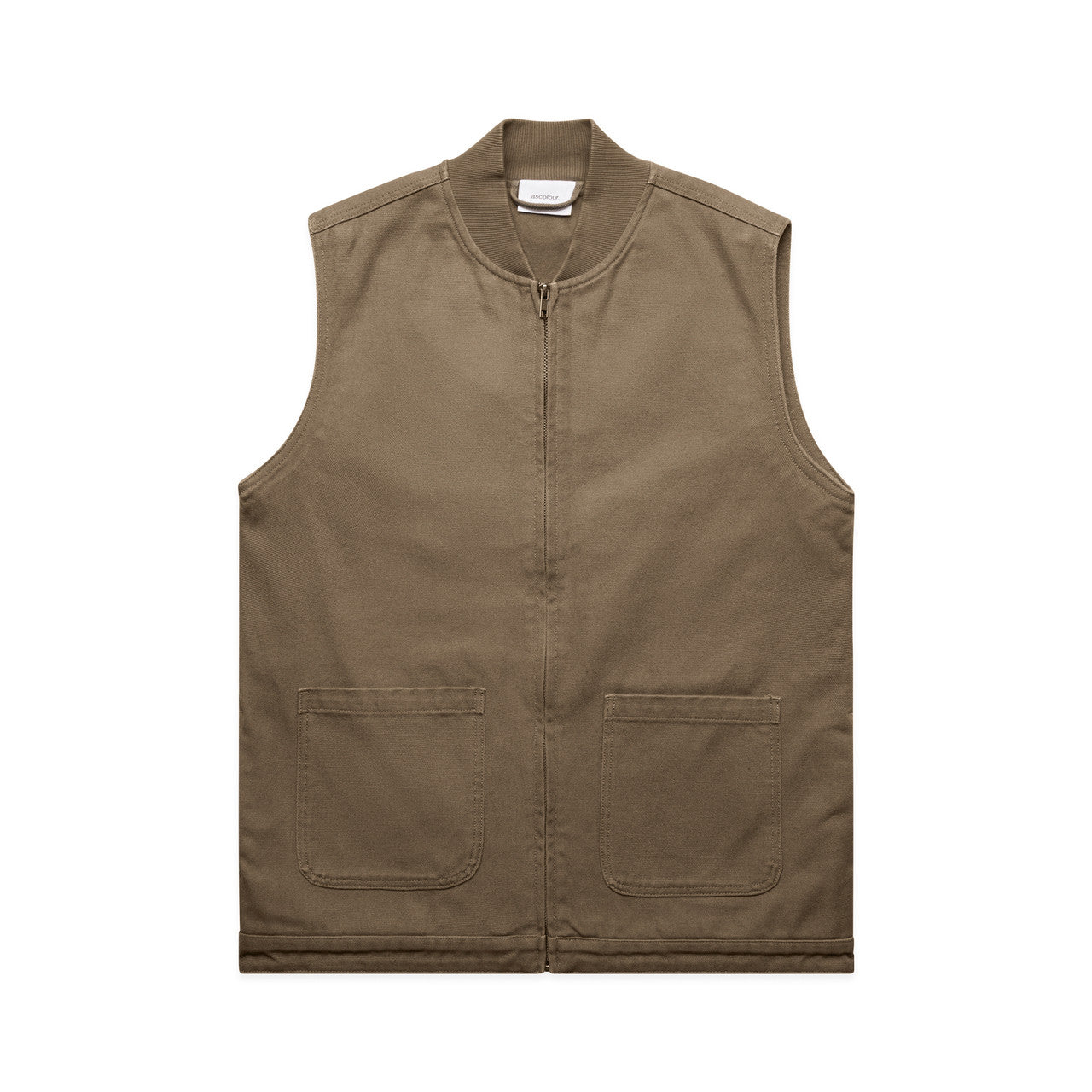 AS Colour Canvas Heavy Vest - Walnut - 3XL