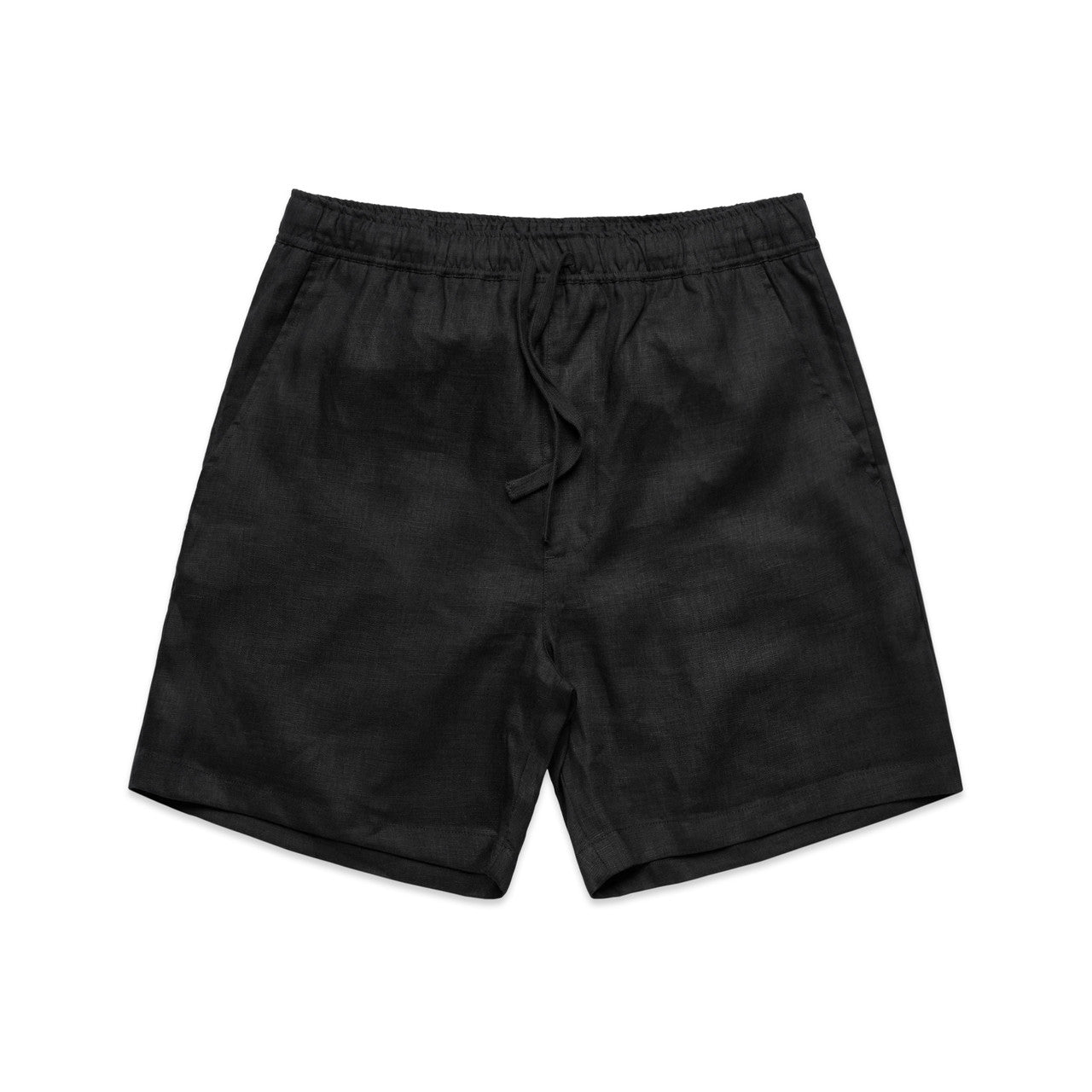 AS Colour Linen Shorts 18" - Black - 38
