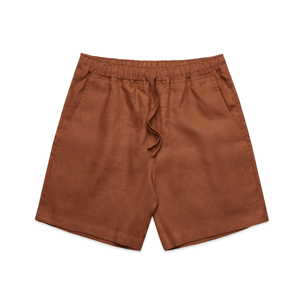 AS Colour Linen Shorts 18" - Clay - 38