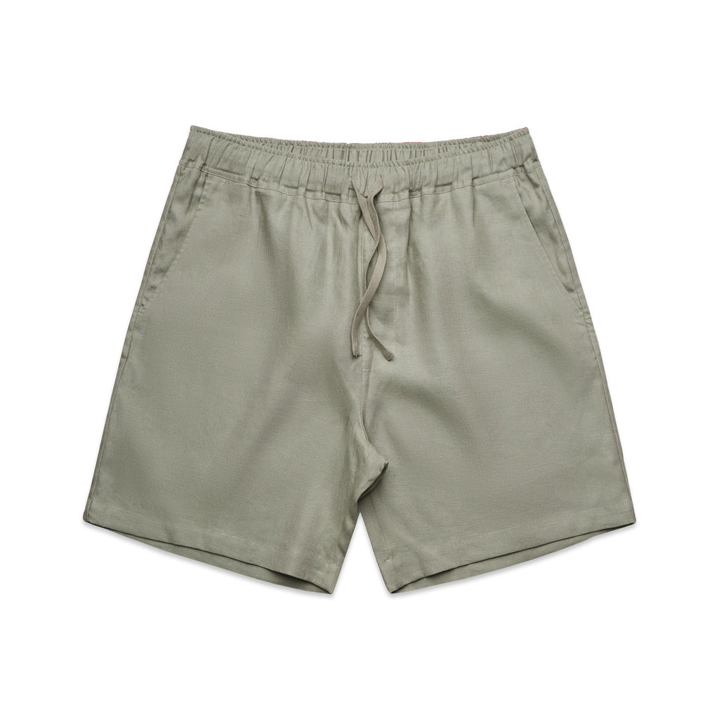AS Colour Linen Shorts 18" - Eucalyptus - 38