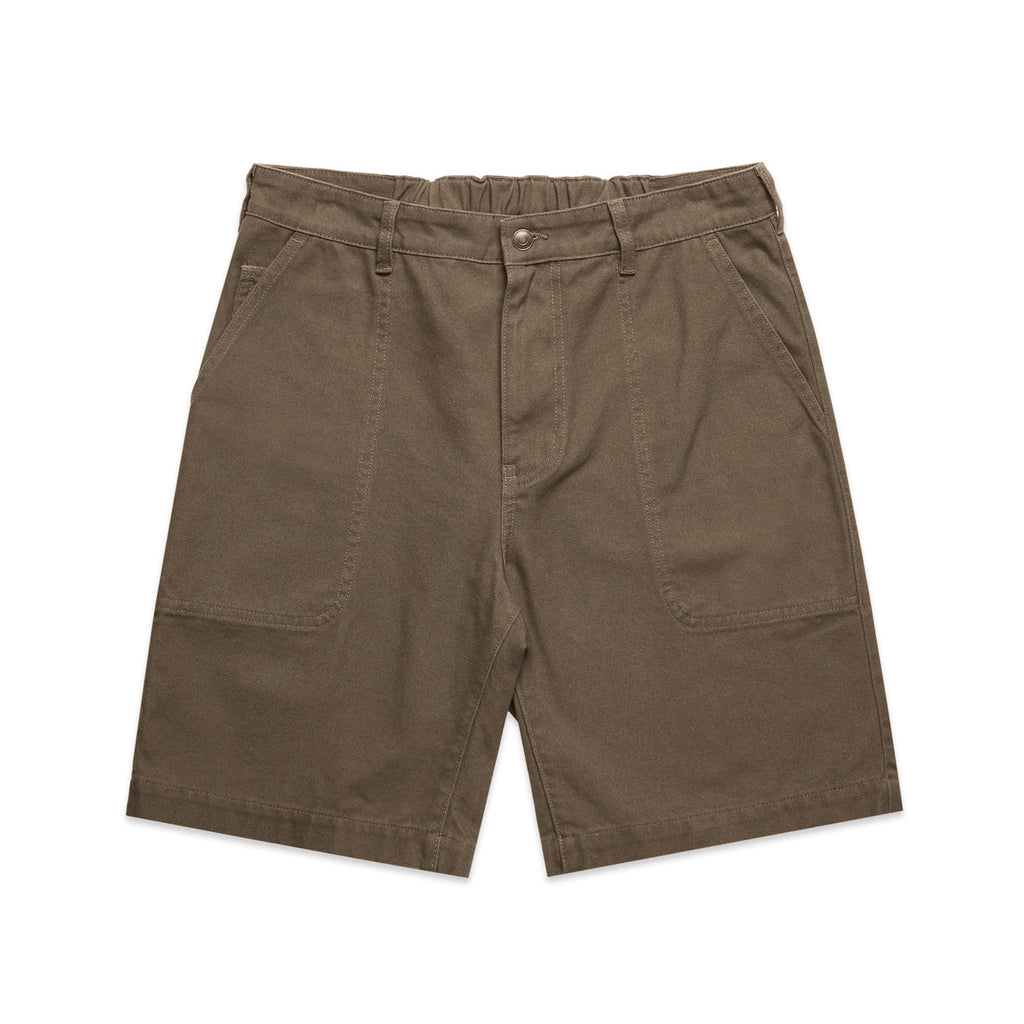 AS Colour Canvas Shorts 20" - Walnut - 40