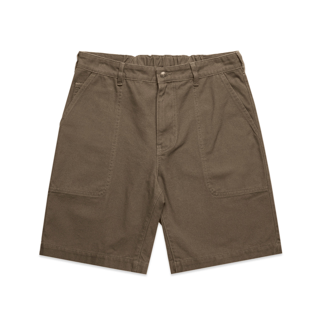 AS Colour Canvas Shorts 20" - Walnut - 40