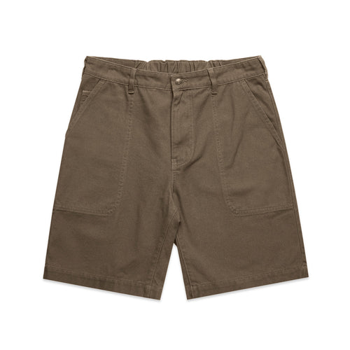 AS Colour Canvas Shorts 20" - Walnut - 40