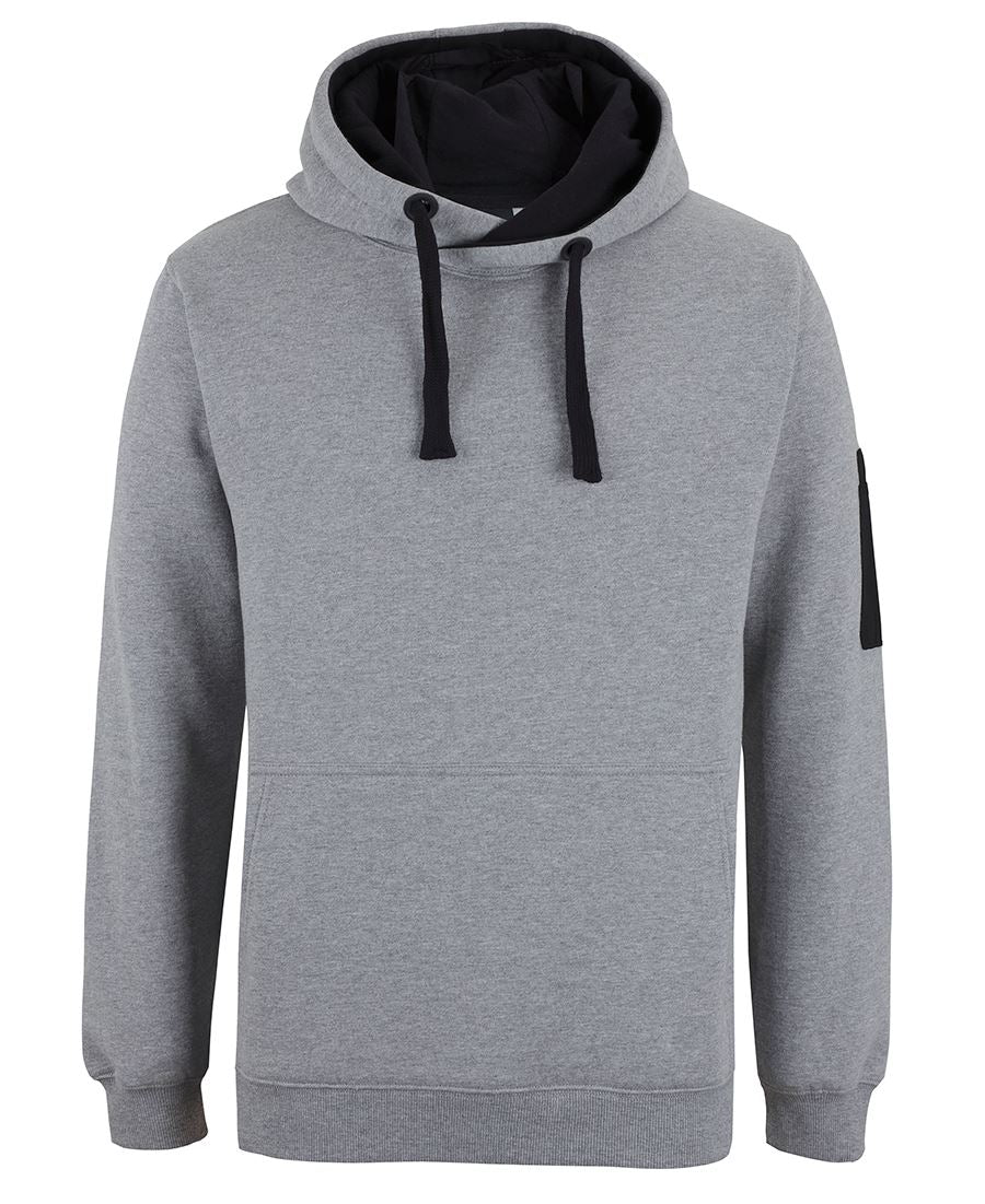 350 TRADE HOODIE - 13% MARLE/BLACK